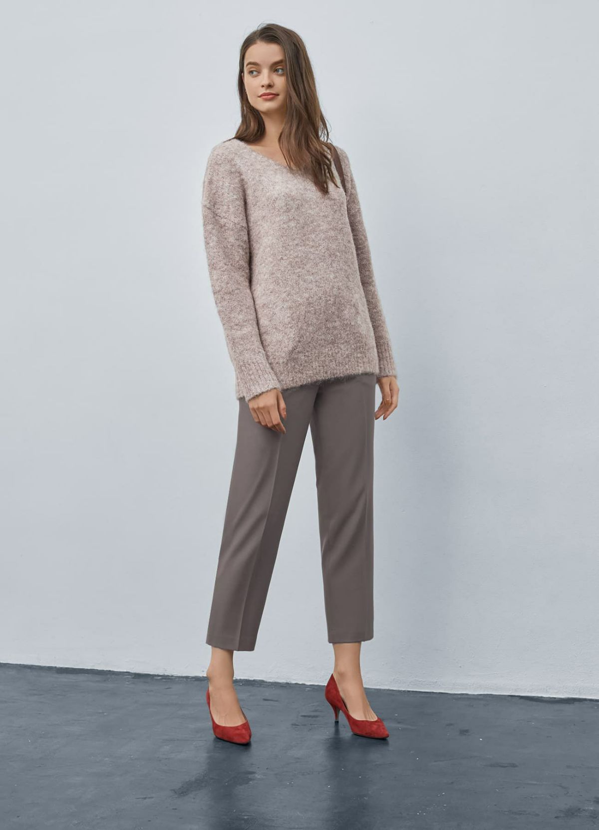 着用イメージ 173cm 着用サイズ S モカグレー