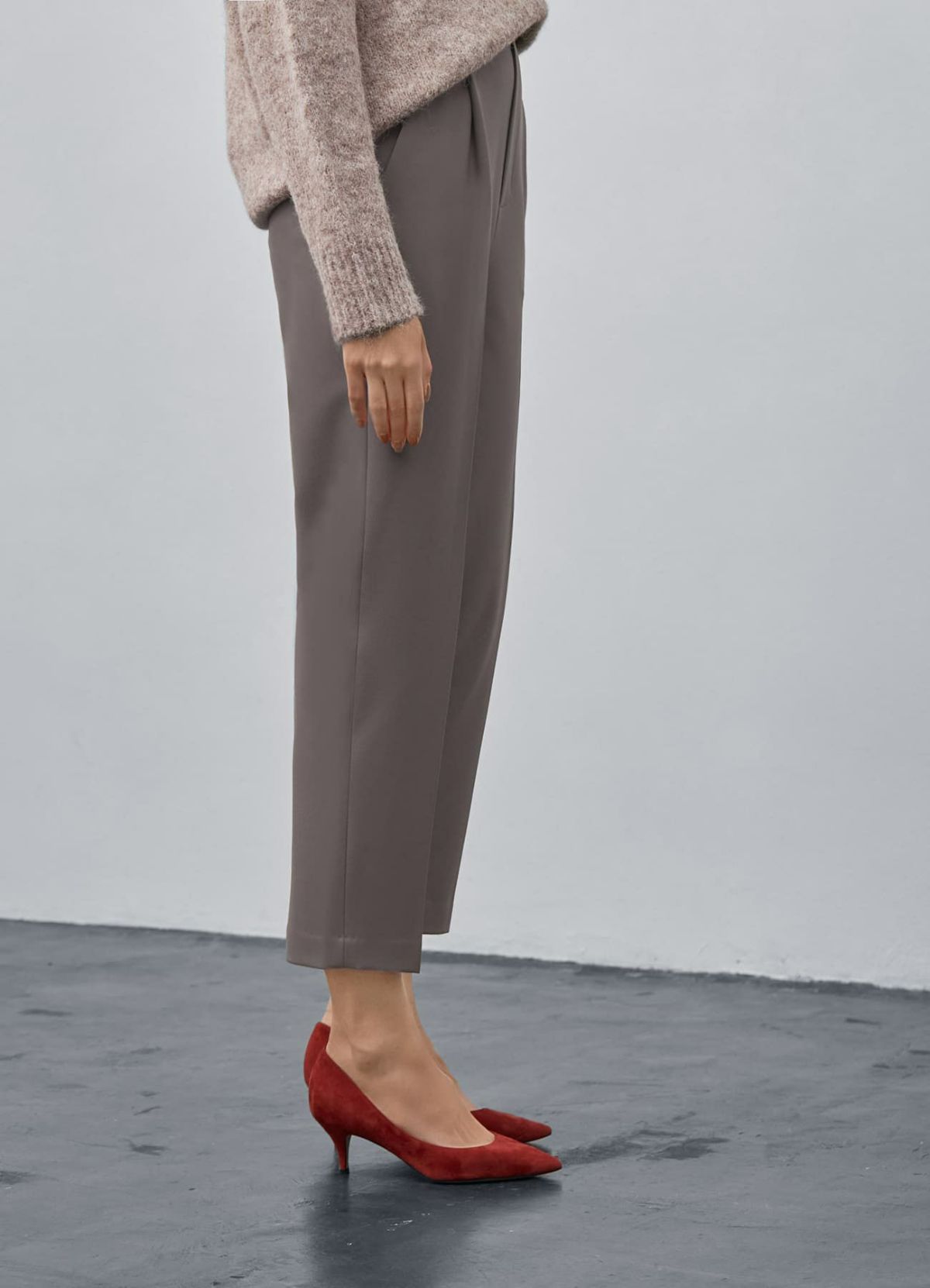 着用イメージ 173cm 着用サイズ S モカグレー