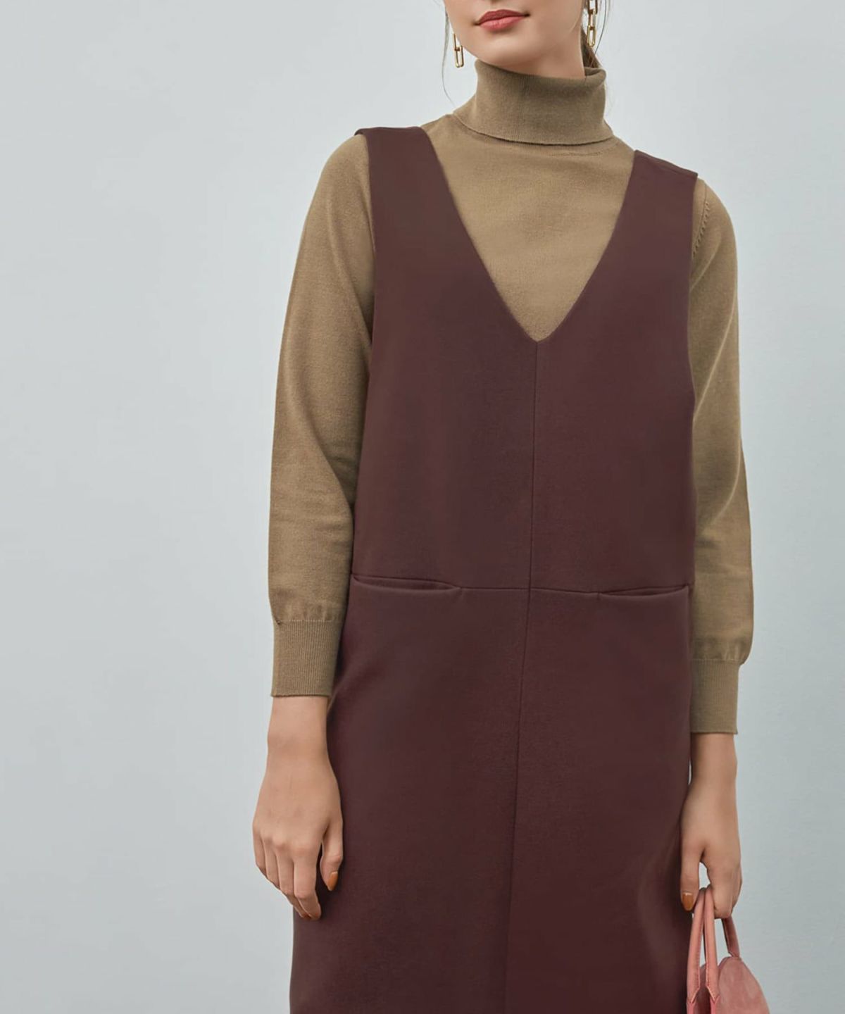 着用イメージ 170cm 02サイズ ブラウン