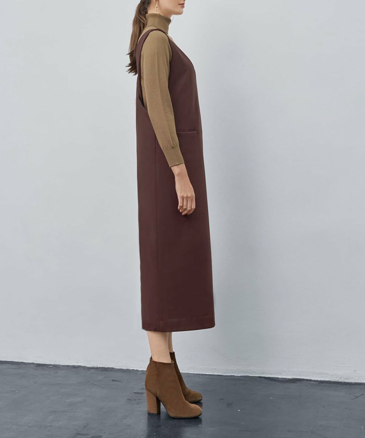 着用イメージ 170cm 02サイズ ブラウン