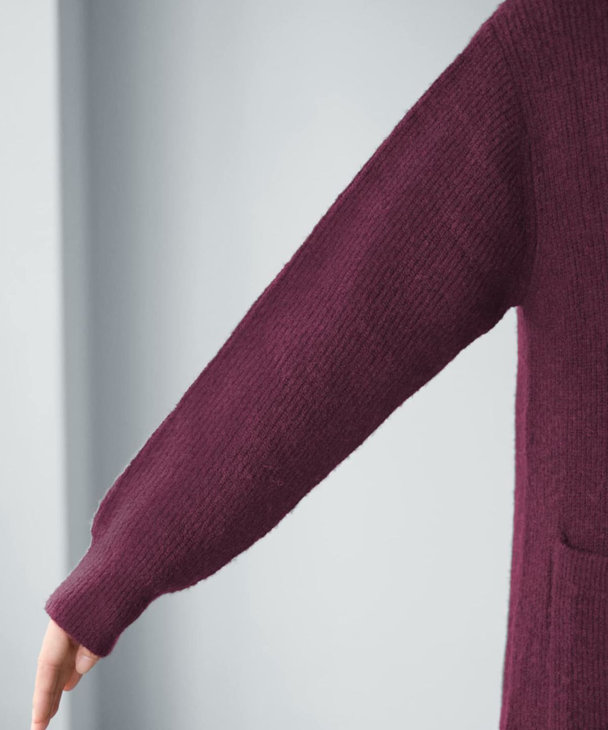 着用イメージ 165cm ワイン