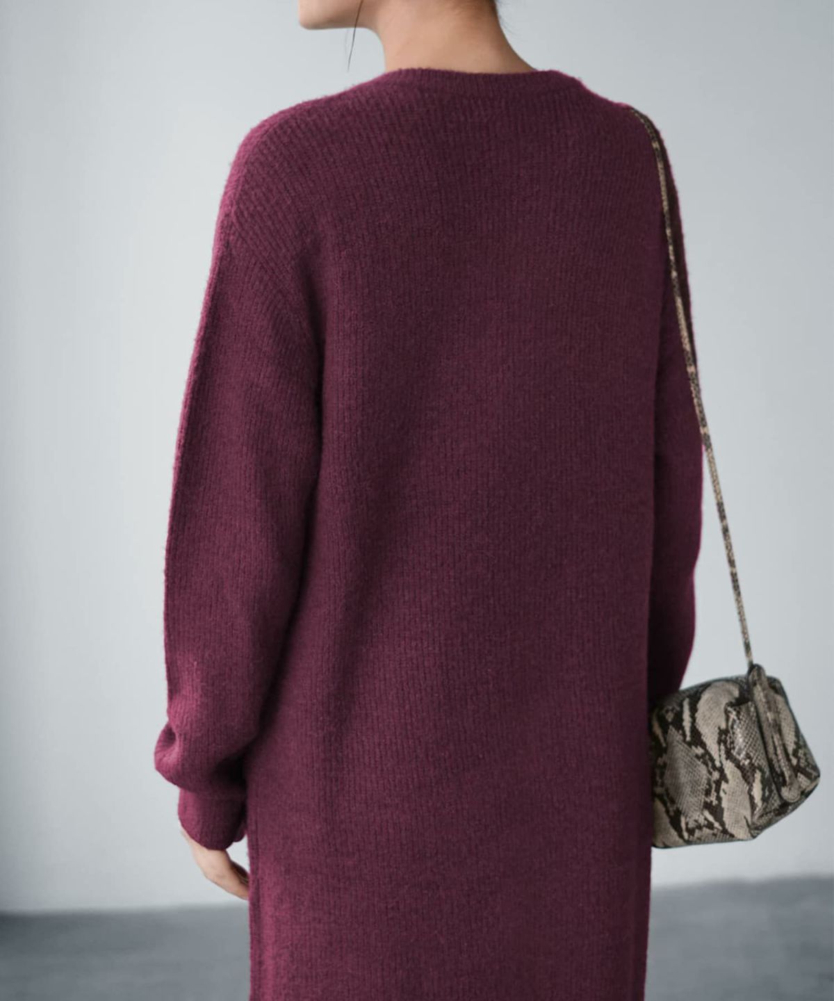 着用イメージ 165cm ワイン