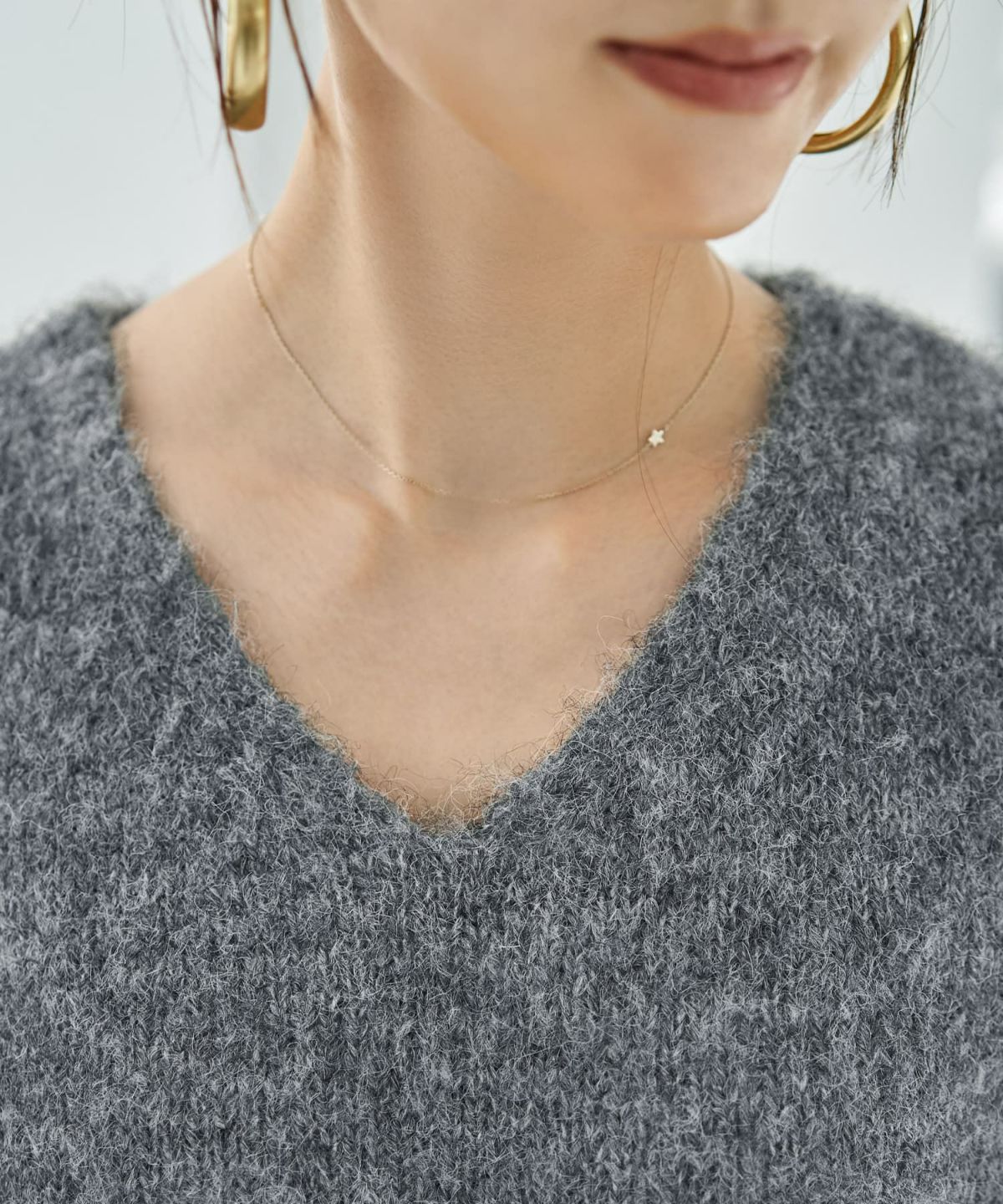 着用イメージ 166cm グレーミックス