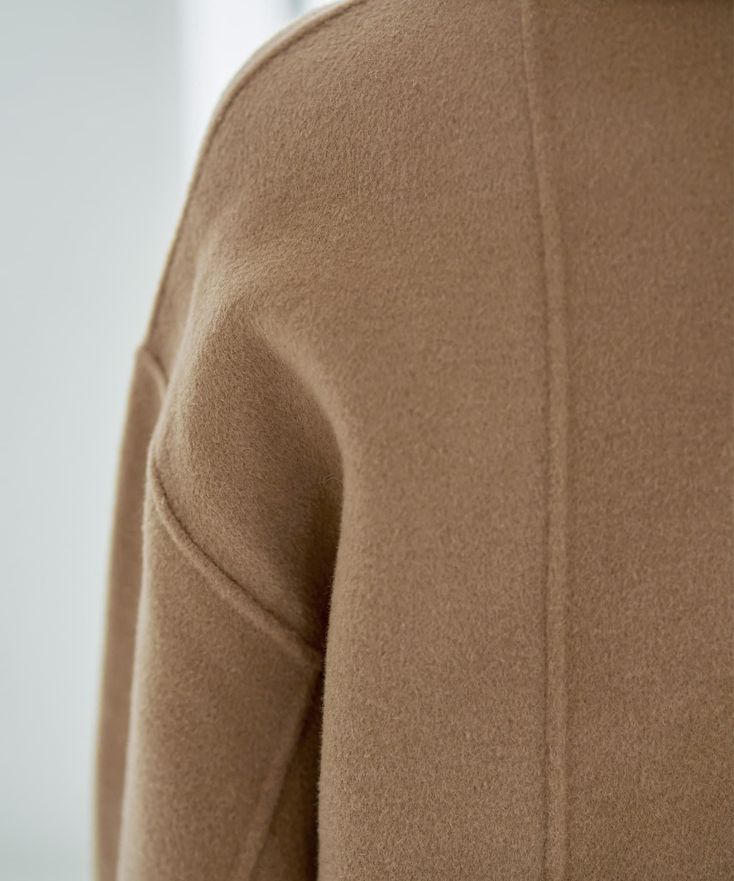 着用イメージ 166cm キャメル