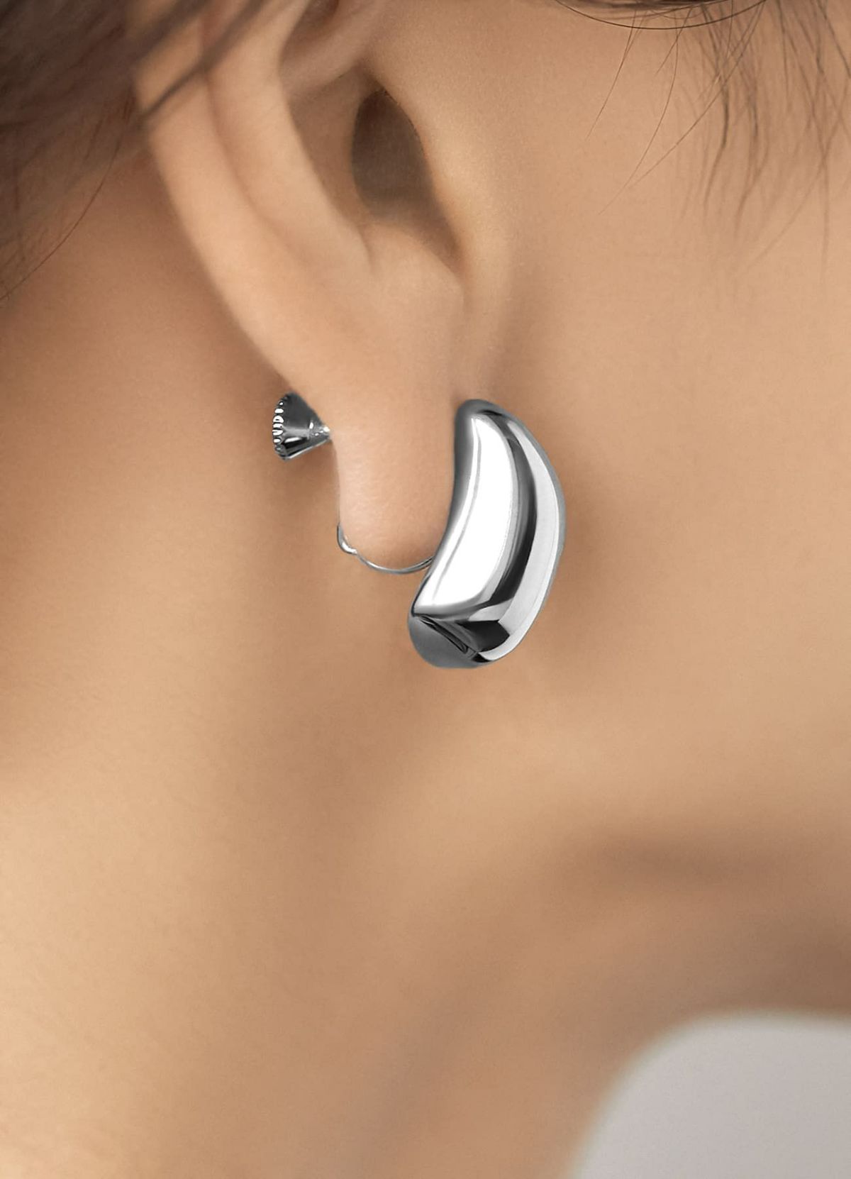 着用イメージ 166cm シルバー