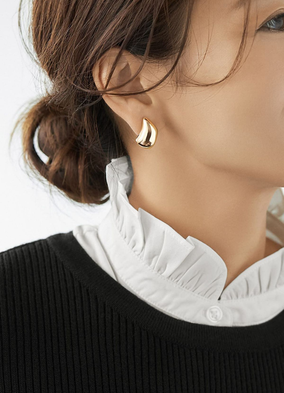 着用イメージ 166cm ゴールド