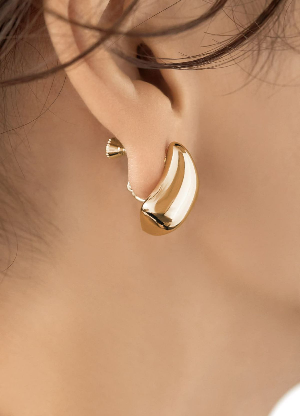 着用イメージ 166cm ゴールド