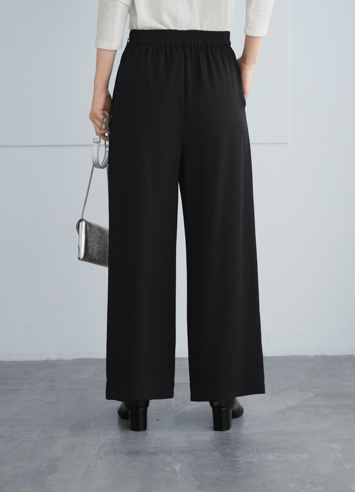 着用イメージ 165cm 着用サイズ S-02 ブラック