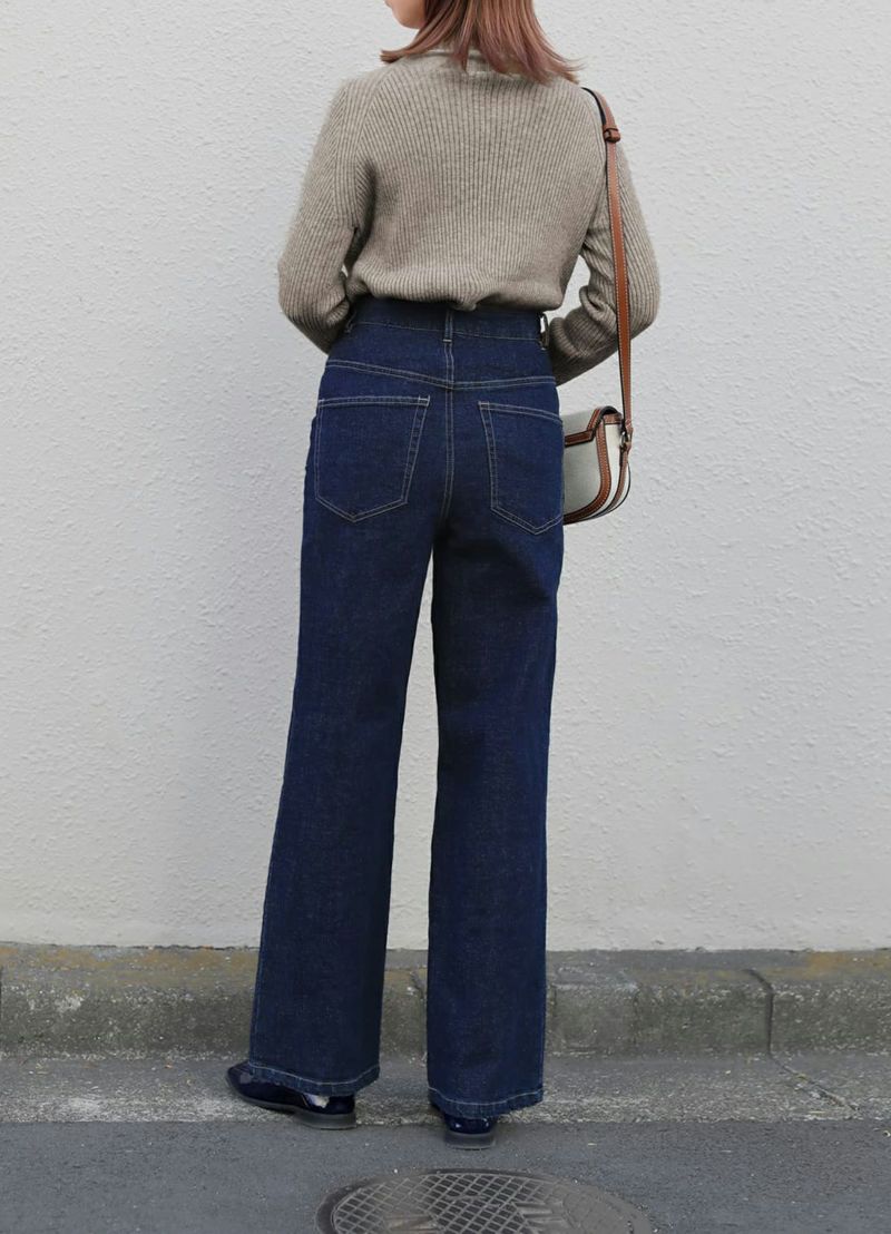 styling/ kei shirahata ハイウエスト ワイドパンツ ハイウエストベルテッドワイドパンツ（セットアップ対応