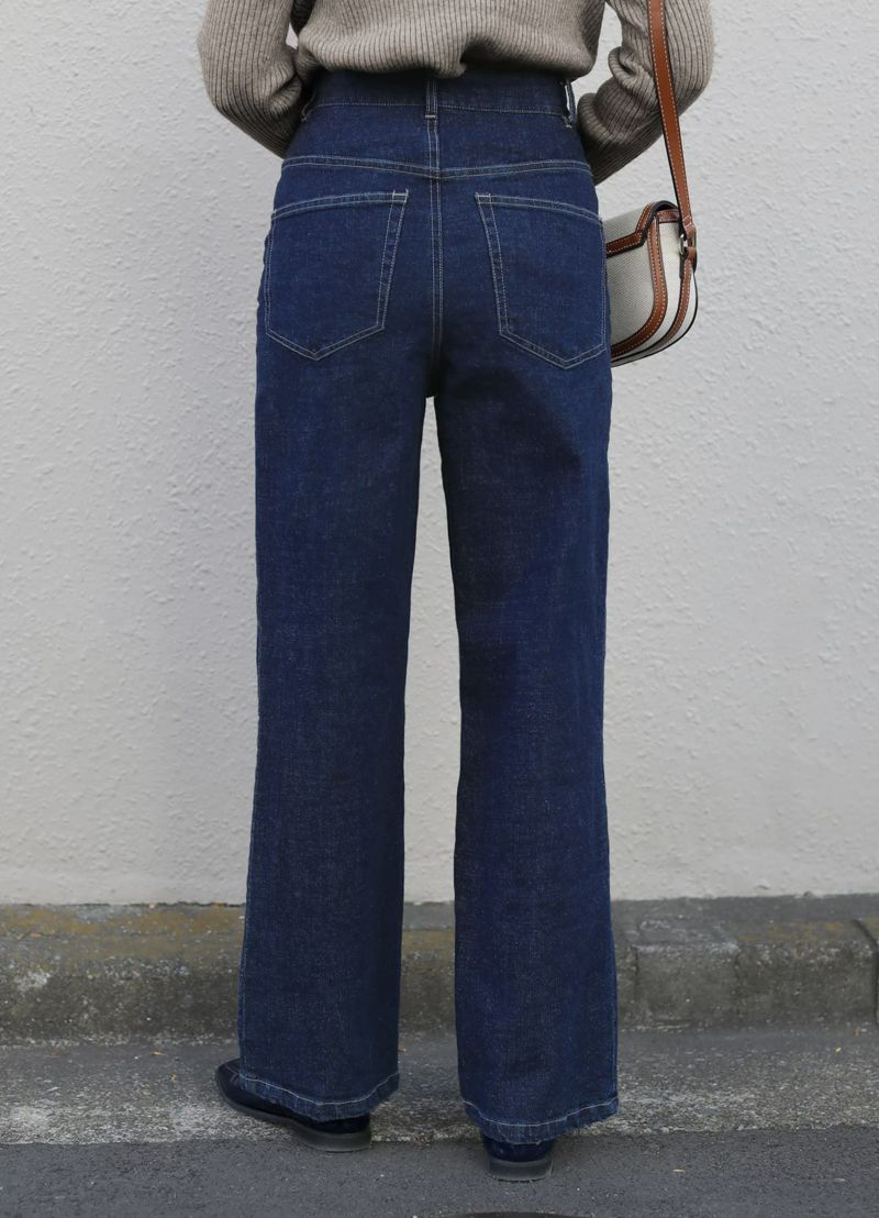 【極美品】ディーゼル ハイウエスト ワイドジーンズ デニムAry W23/L32 OUTLET】ハイウエストデニムワイドパンツ | おしゃれな大人