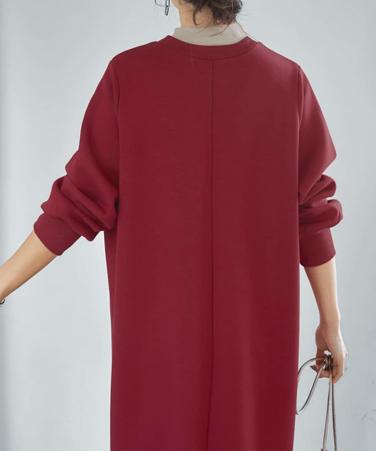 着用イメージ 166cm 02サイズ ボルドー