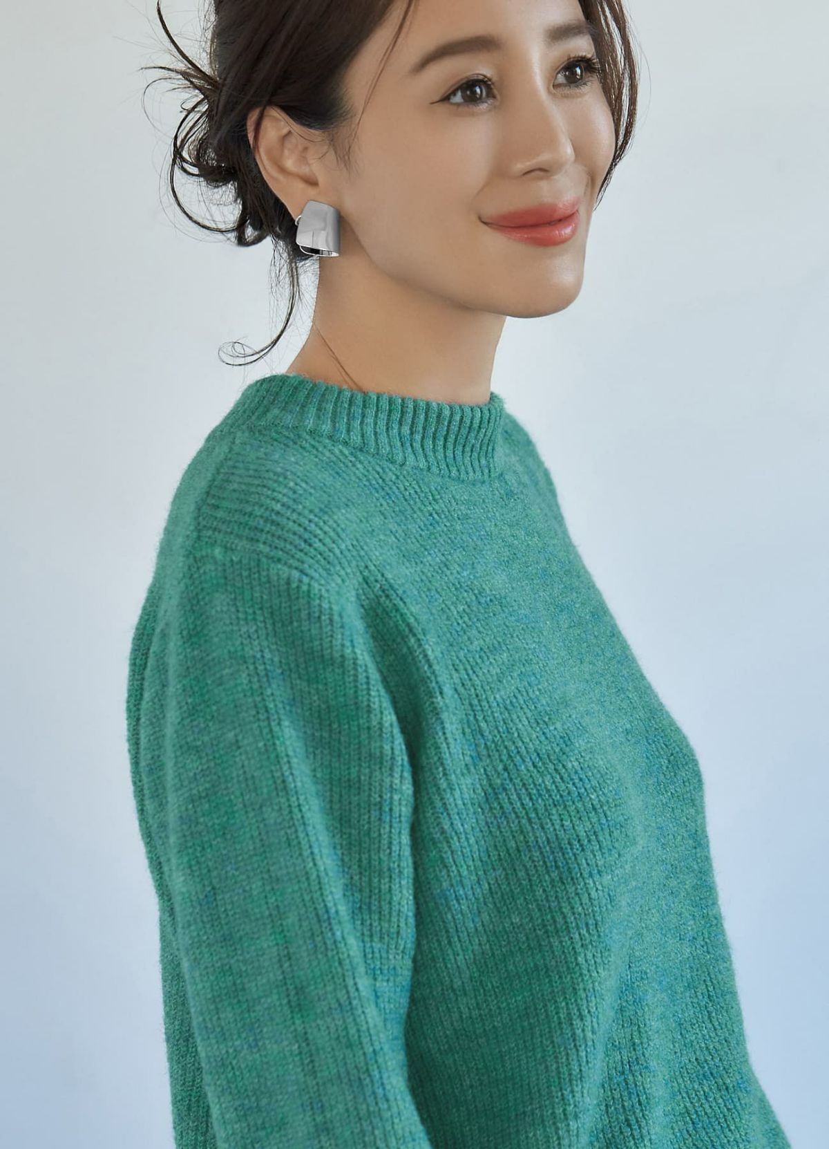 着用イメージ 166cm シルバー