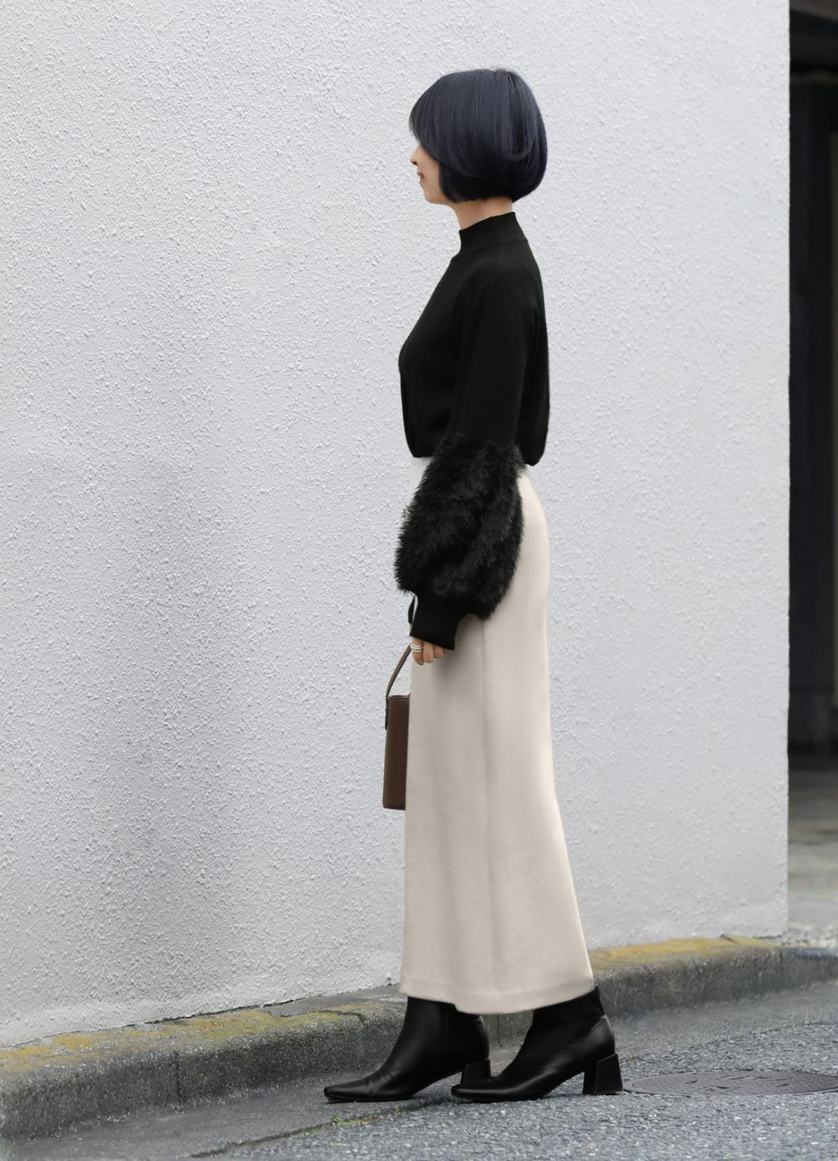 着用イメージ 157cm 着用サイズ XS エクリュ