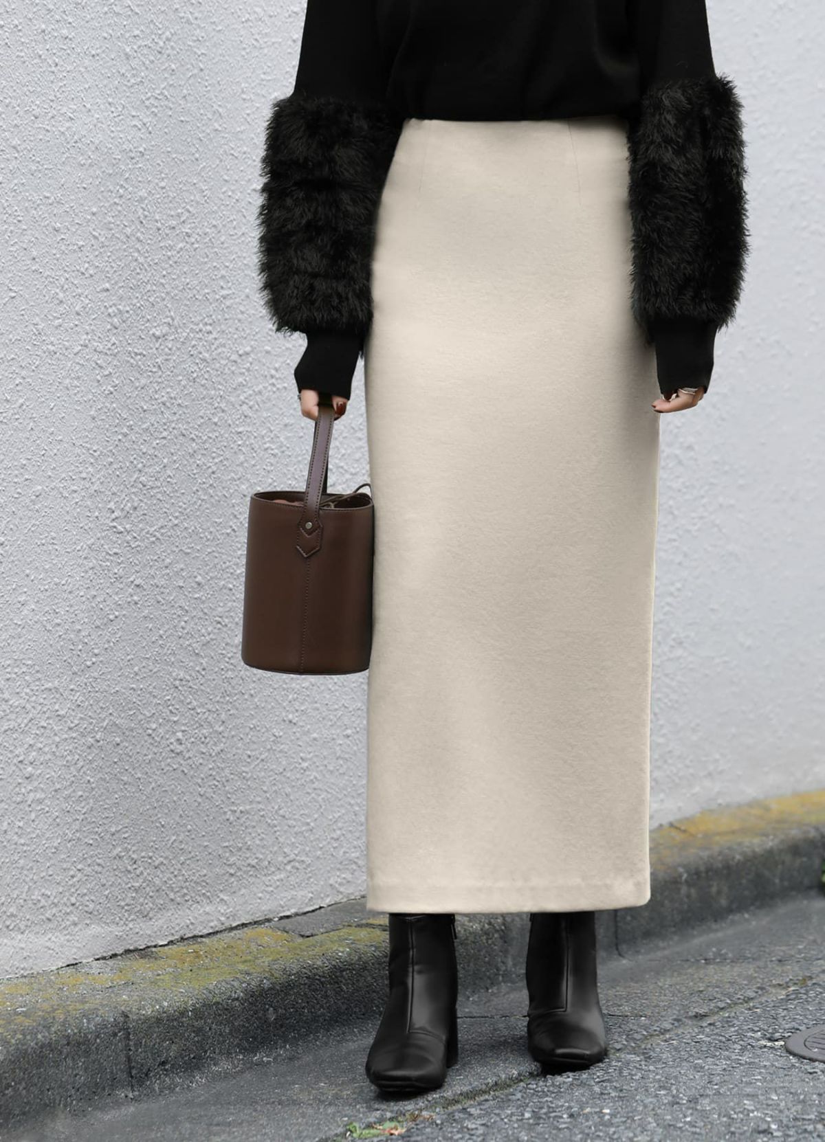 着用イメージ 157cm 着用サイズ XS エクリュ