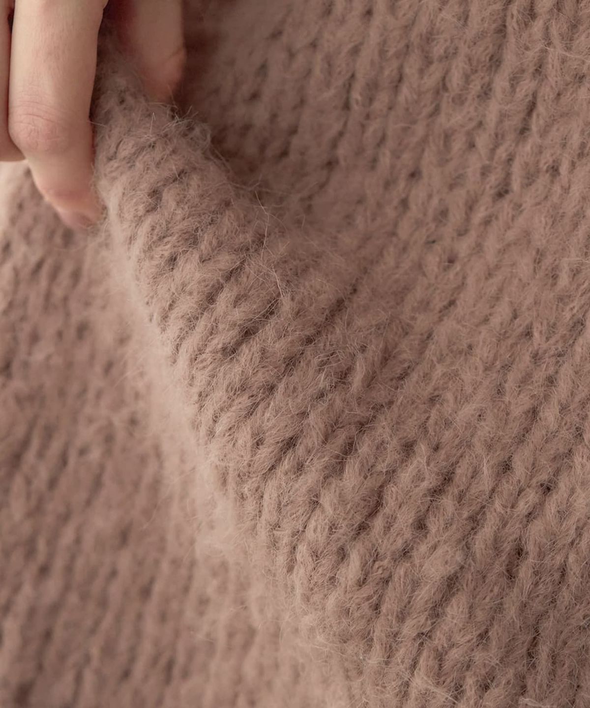 着用イメージ 166cm ミルクベージュ