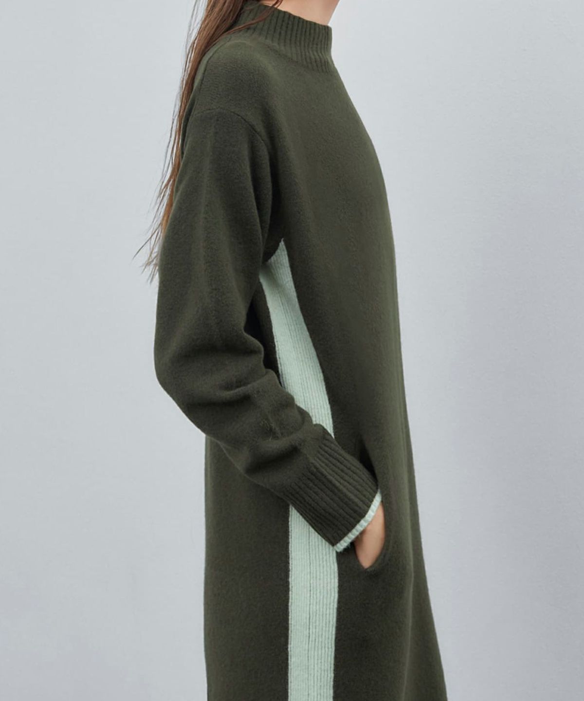 着用イメージ 173cm 着用サイズ 02 カーキ