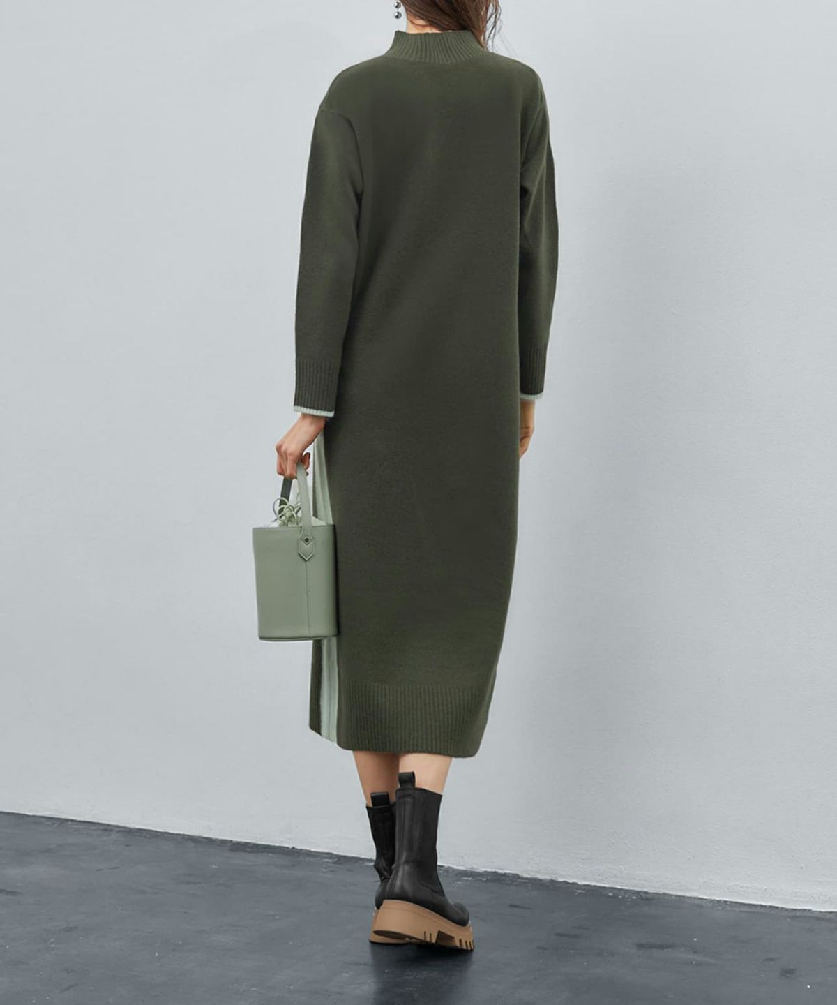 着用イメージ 173cm 着用サイズ 02 カーキ