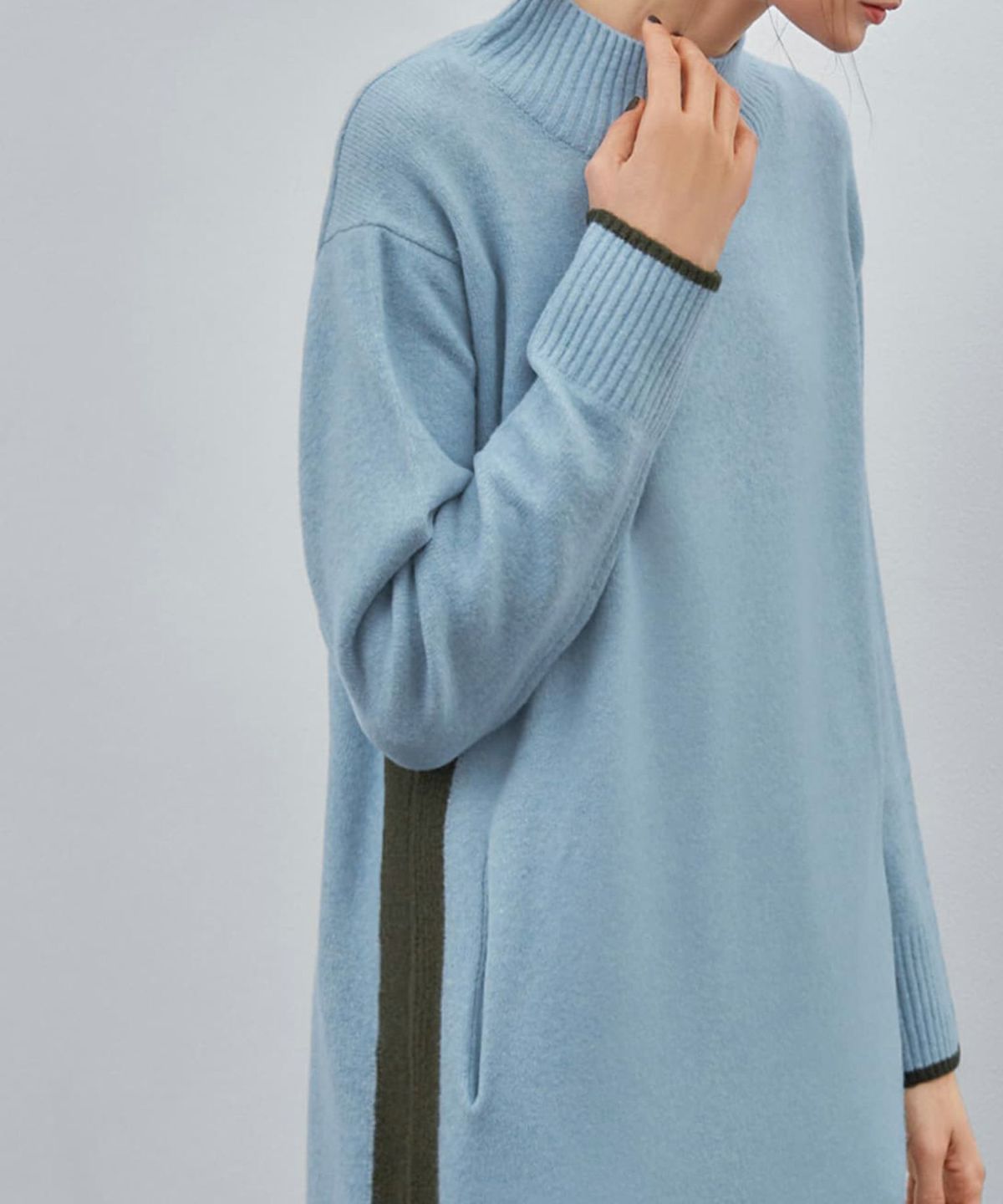 着用イメージ 173cm 着用サイズ 02 ライトブルー