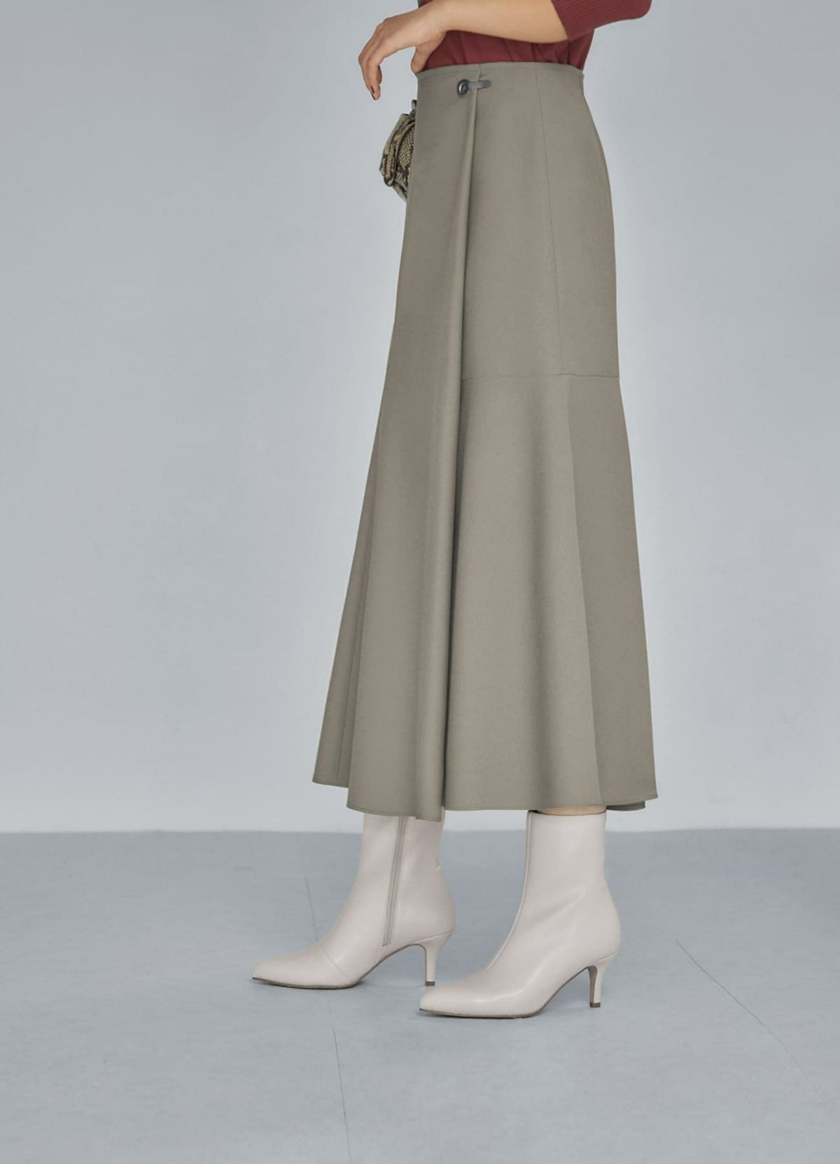 着用イメージ 167cm 着用サイズ 02 グレージュ