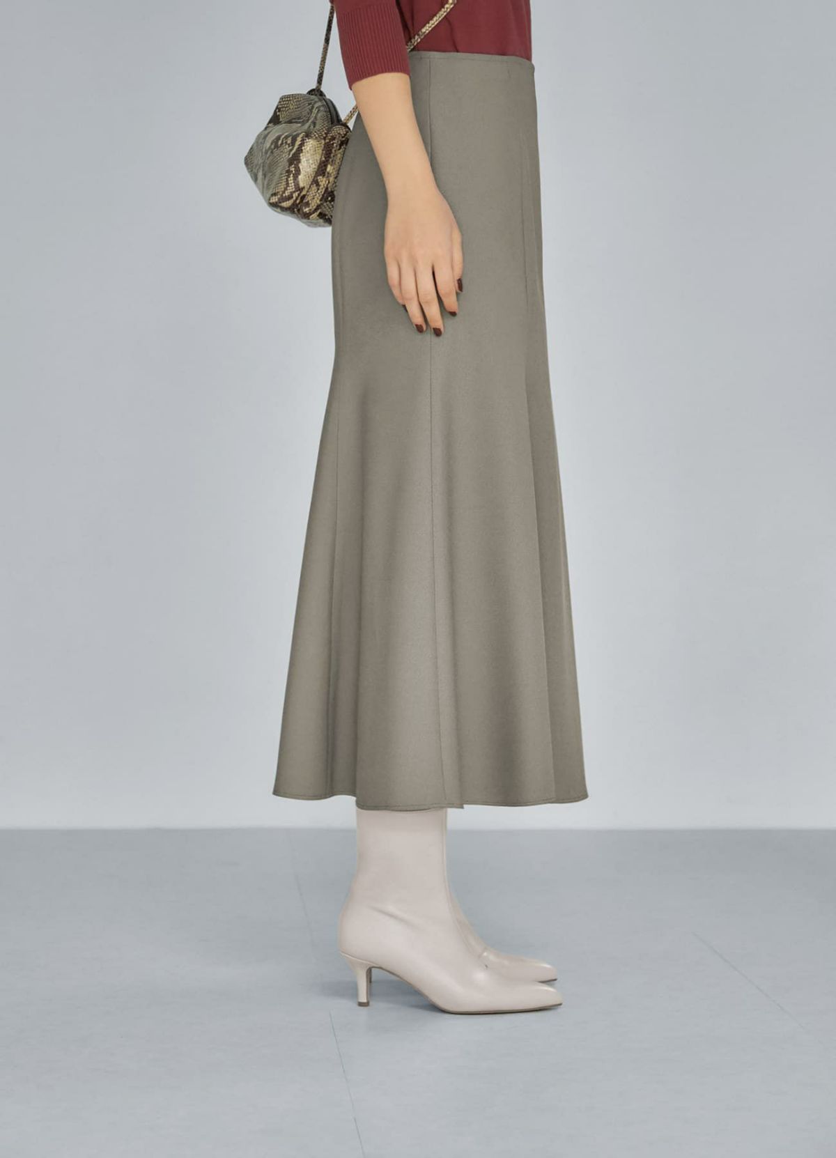 着用イメージ 167cm 着用サイズ 02 グレージュ