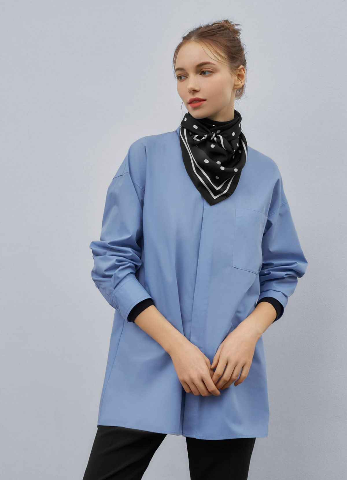 着用イメージ 173cm ブラック