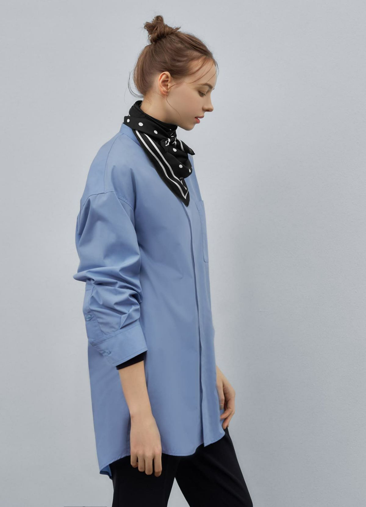 着用イメージ 173cm ブラック