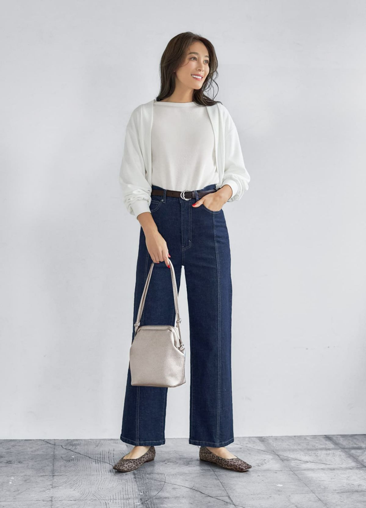 20mmダブルリングレザーベルト／SV金具