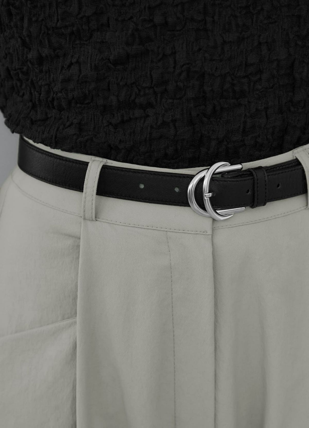 着用イメージ 165cm ブラック