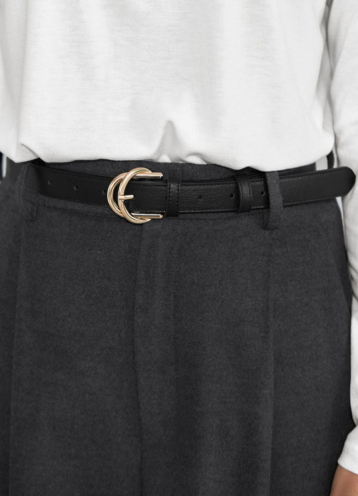 着用イメージ 166cm ブラック