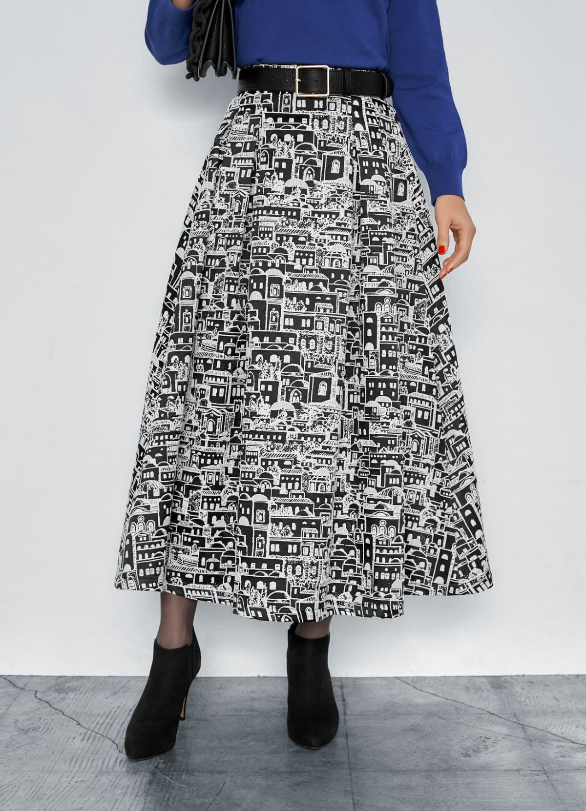 着用イメージ 166cm ブラック