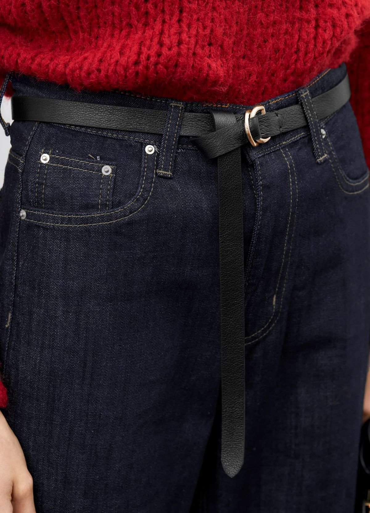 着用イメージ 173cm ブラック