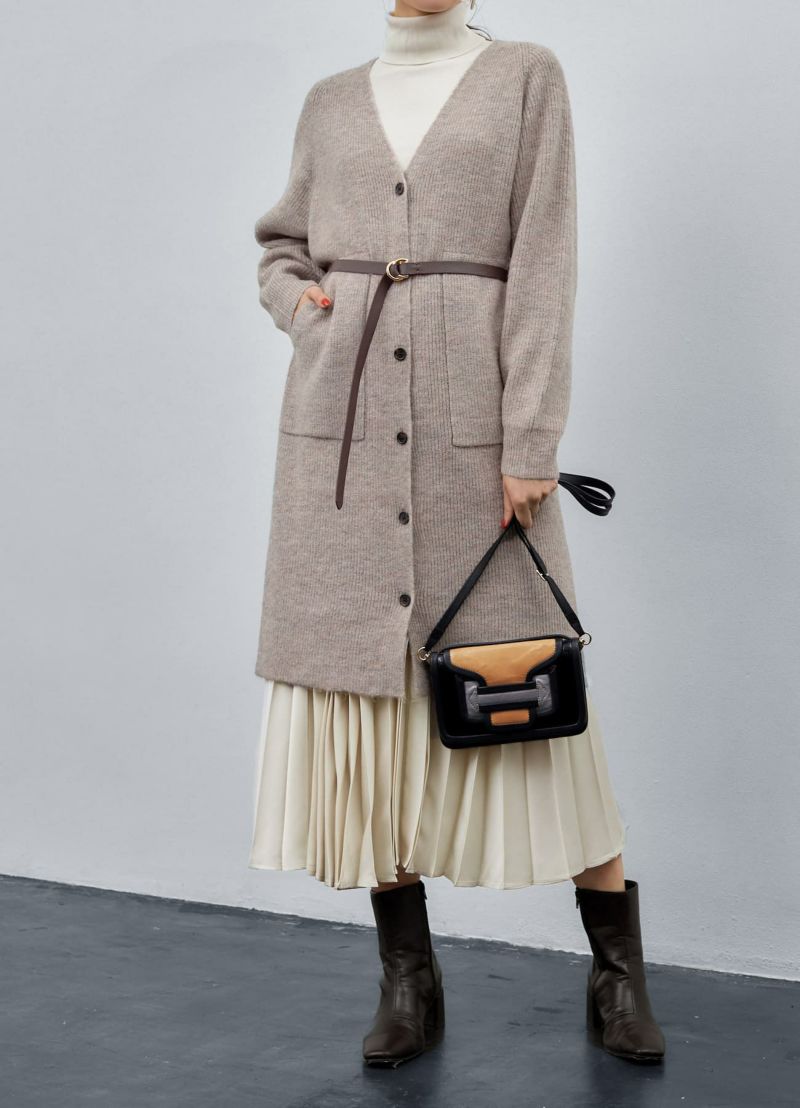 結ぶロングレザーベルト20mm／GD金具 | おしゃれな大人レディース