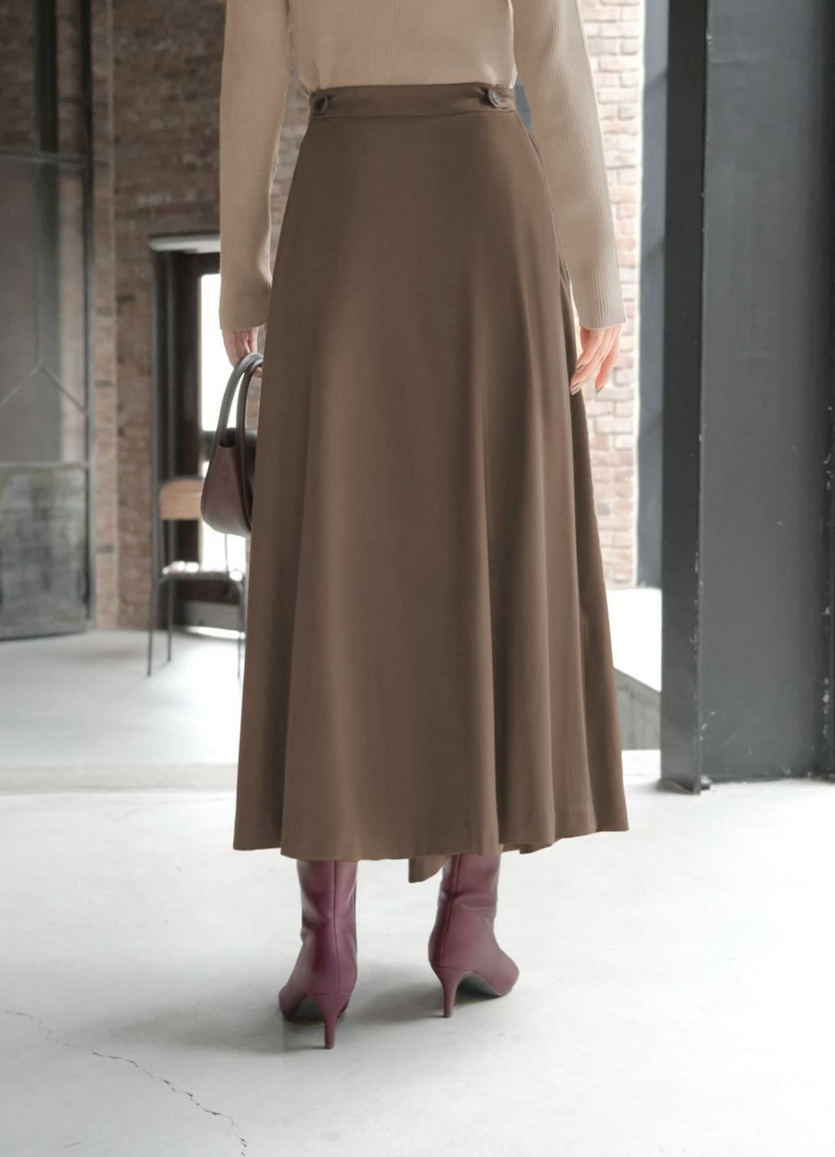 着用イメージ 165cm 着用サイズ 02 ブラウンカーキ