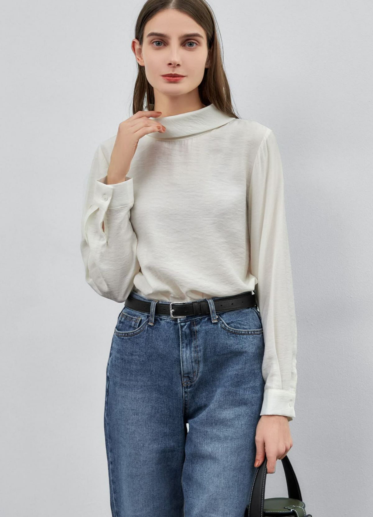 着用イメージ 173cm ブラック