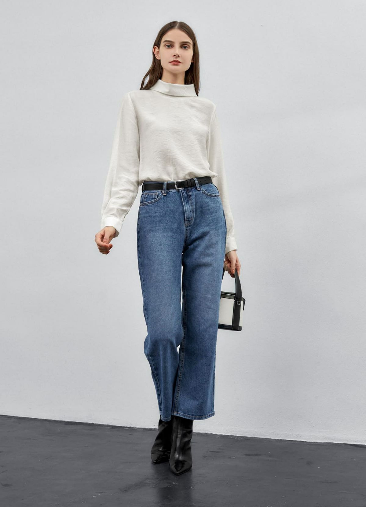 着用イメージ 173cm ブラック