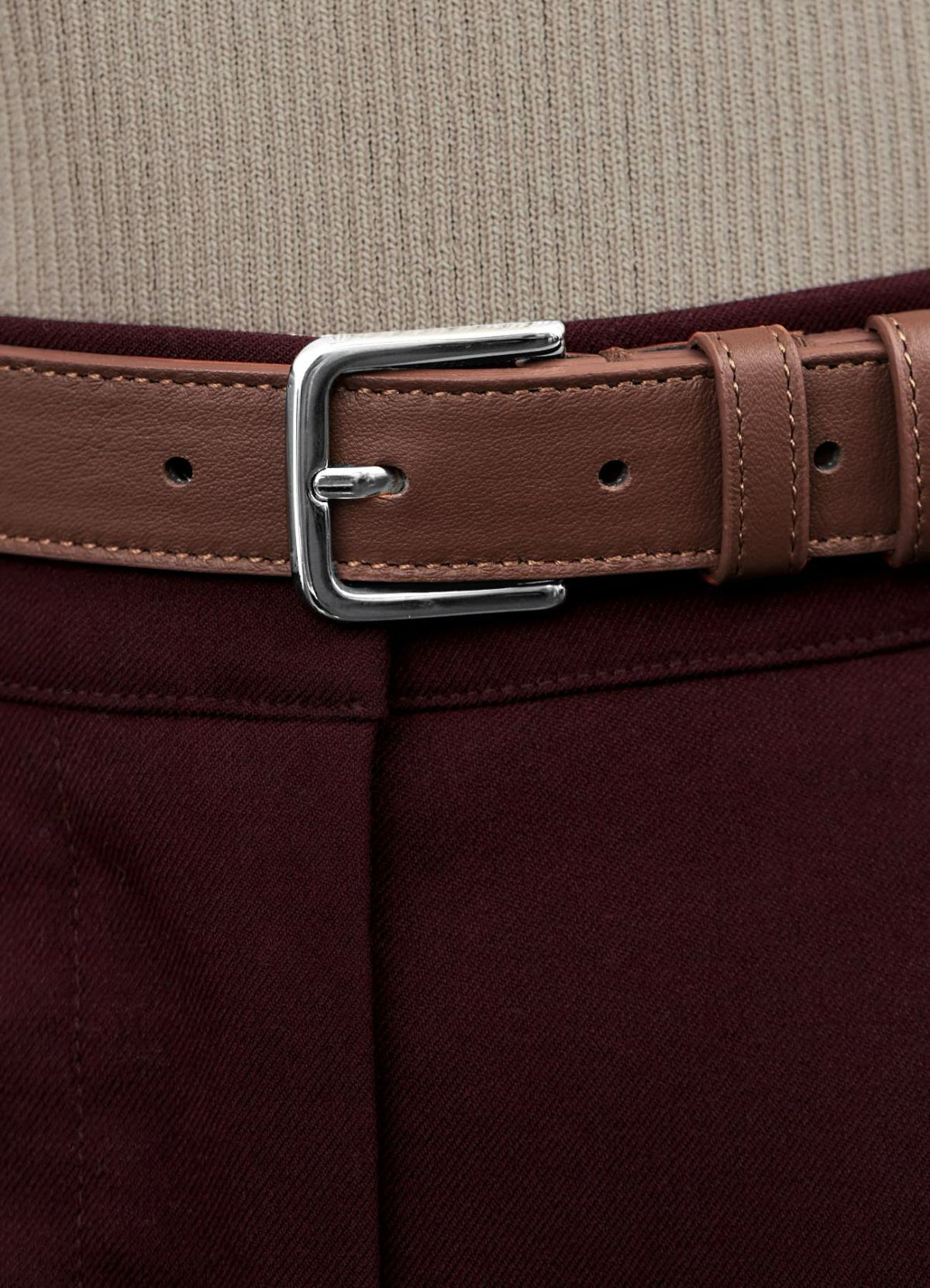 着用イメージ 173cm ブラウン