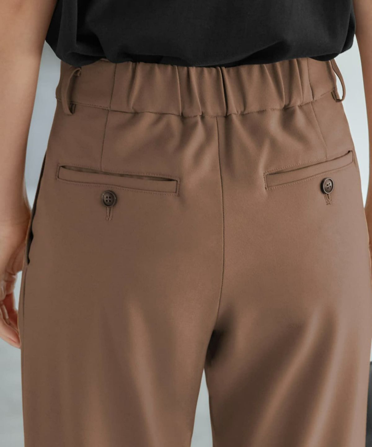 着用イメージ 166cm キャメル Sサイズ