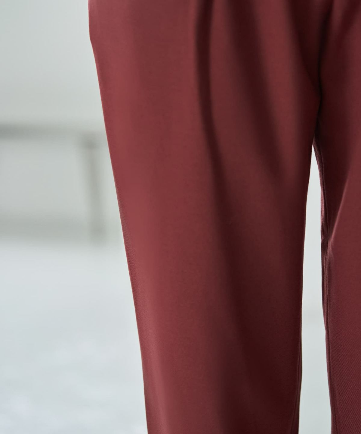 着用イメージ 166cm バーガンディ Sサイズ