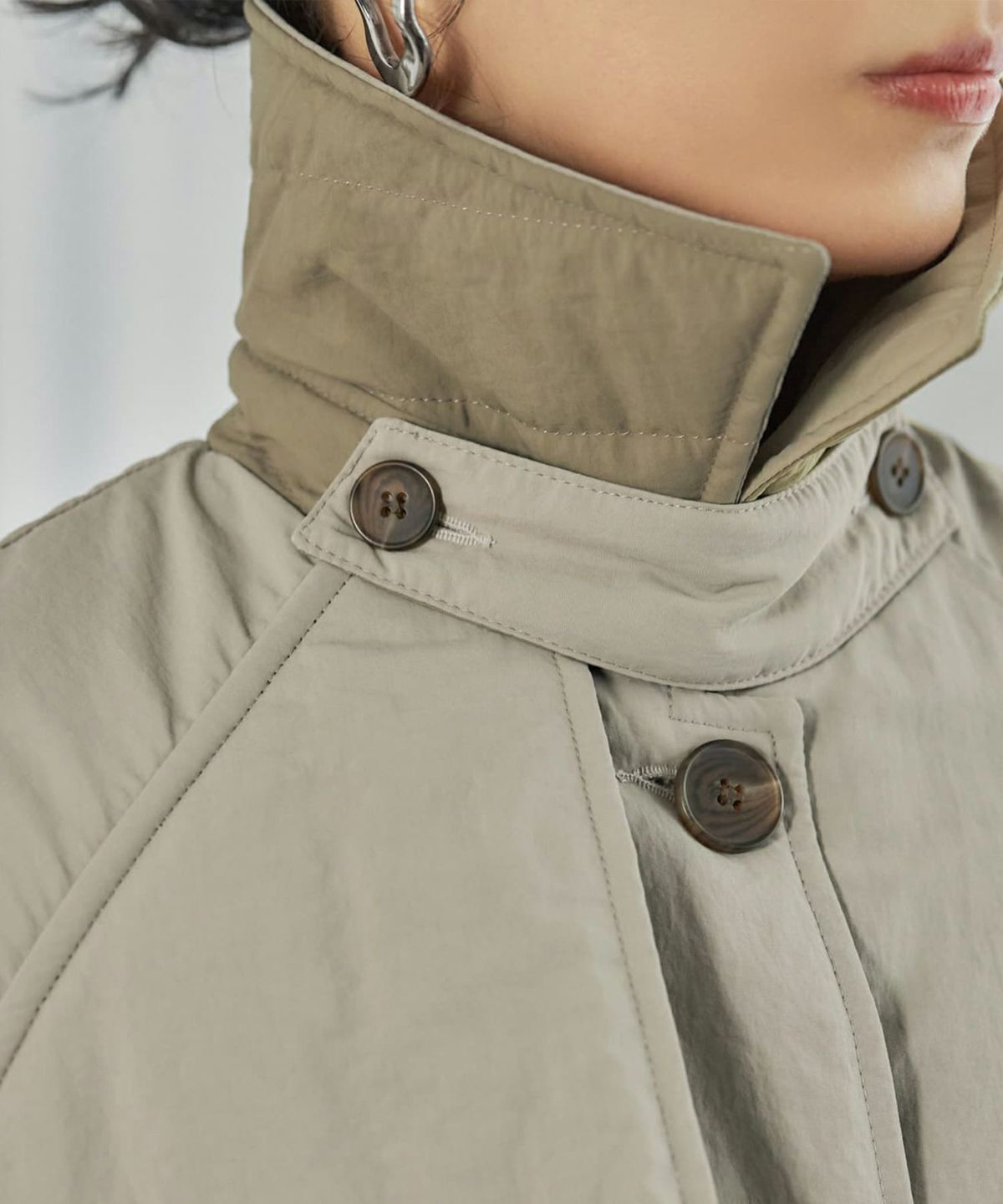 着用イメージ 165cm ベージュ