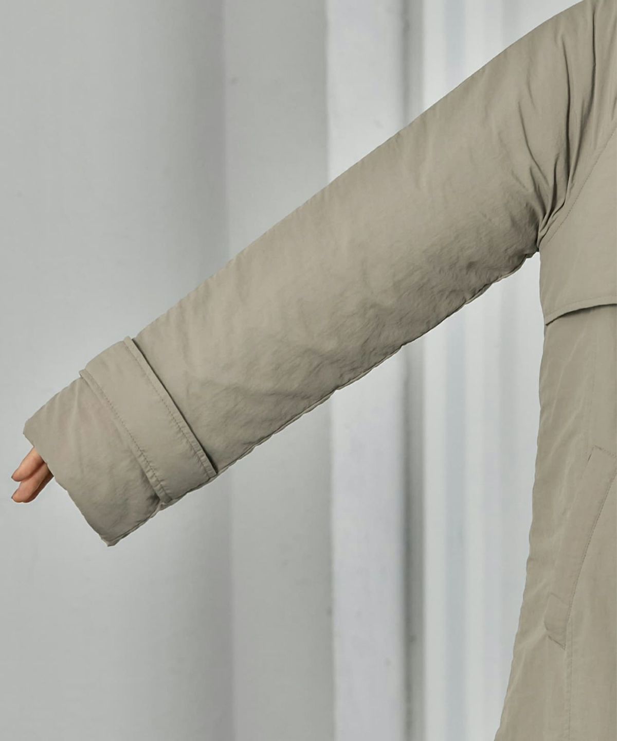 着用イメージ 165cm ベージュ