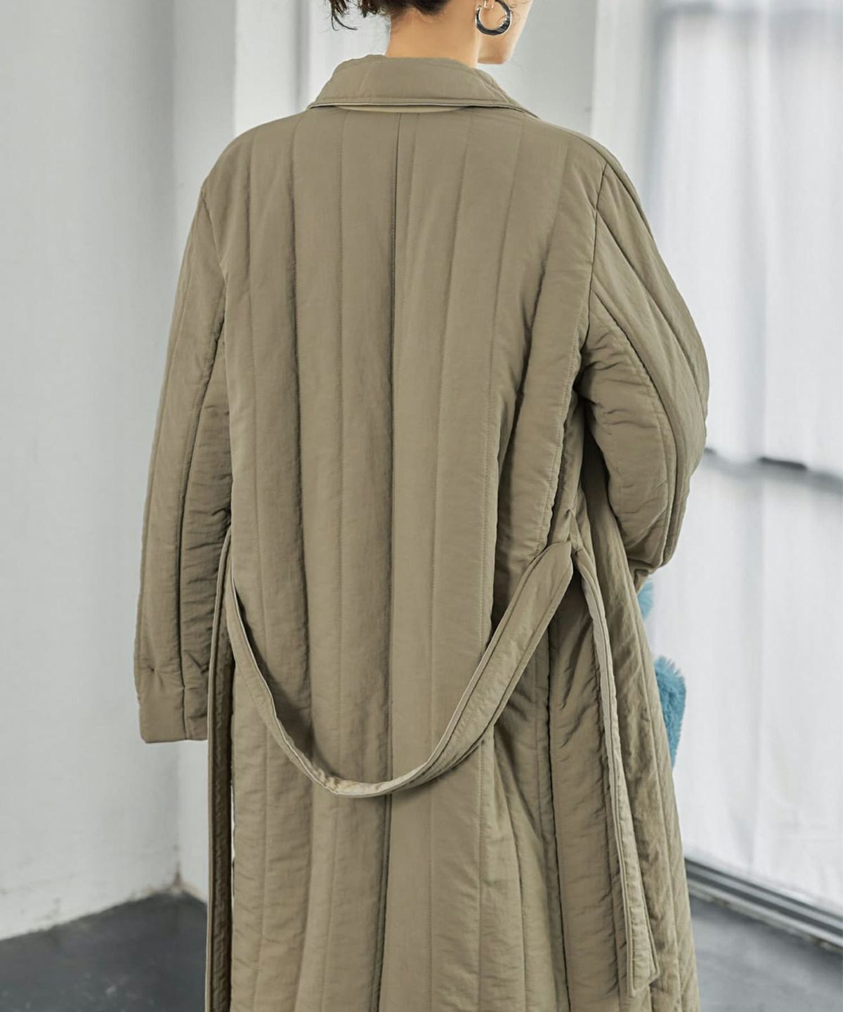 着用イメージ 165cm ベージュ