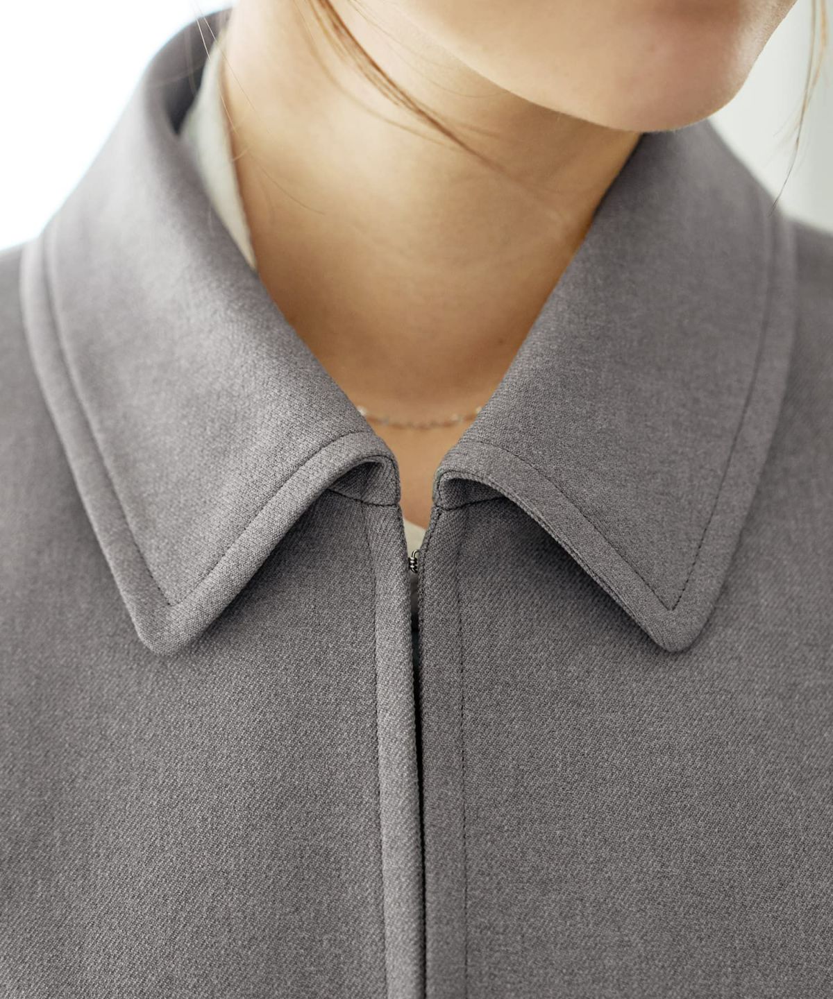 着用イメージ 168cm グレー