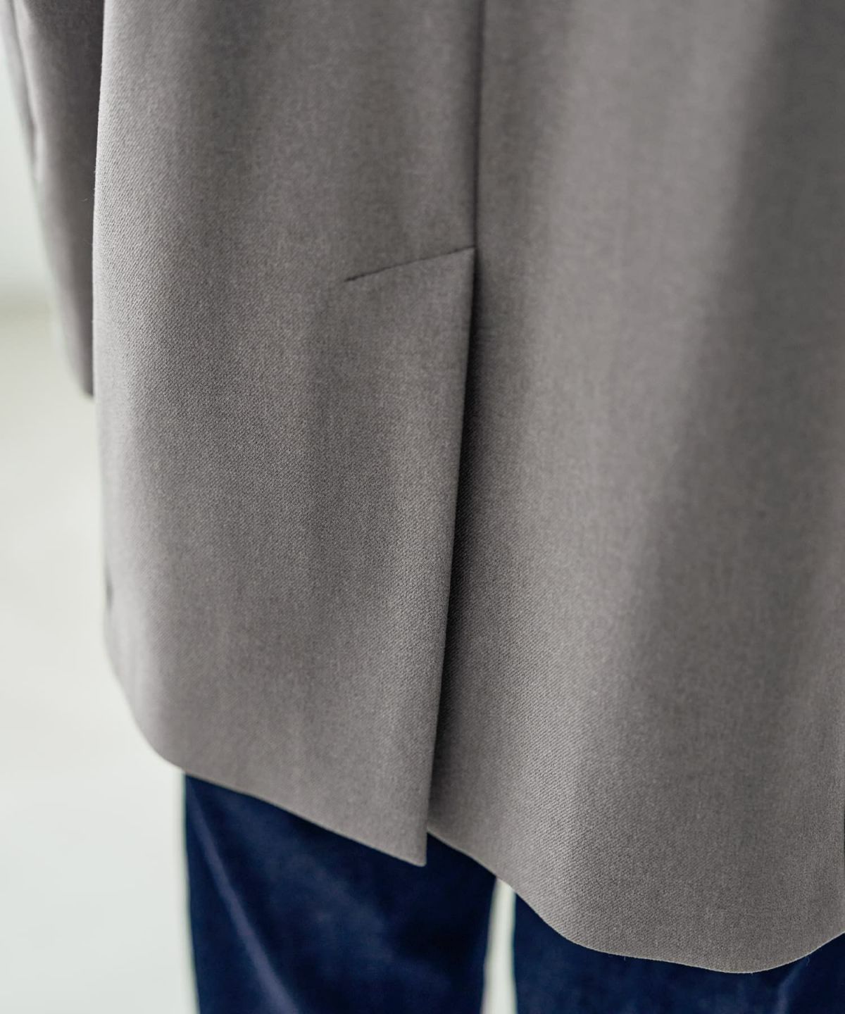 着用イメージ 168cm グレー