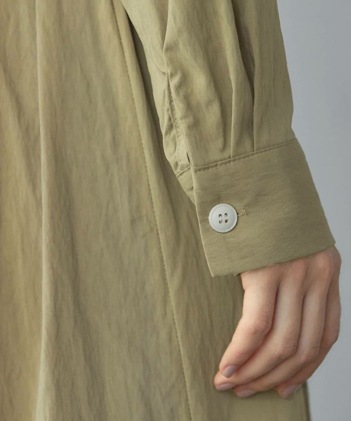 着用イメージ 165cm オリーブベージュ