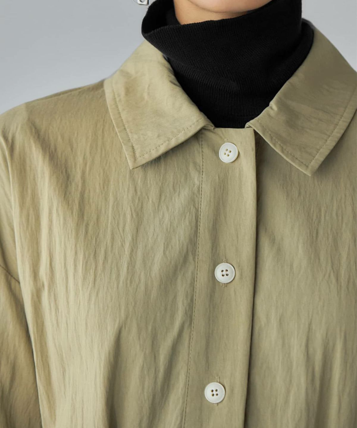 着用イメージ 165cm オリーブベージュ