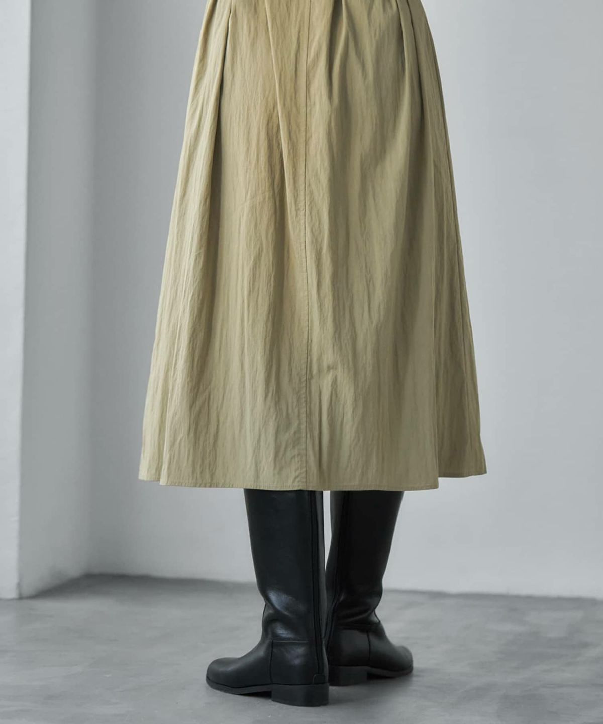 着用イメージ 165cm オリーブベージュ