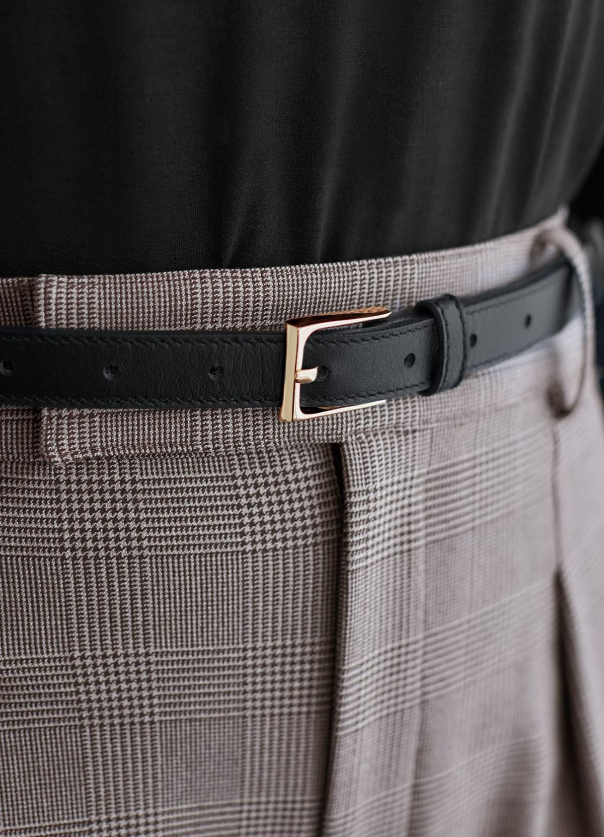 着用イメージ 166cm ブラック