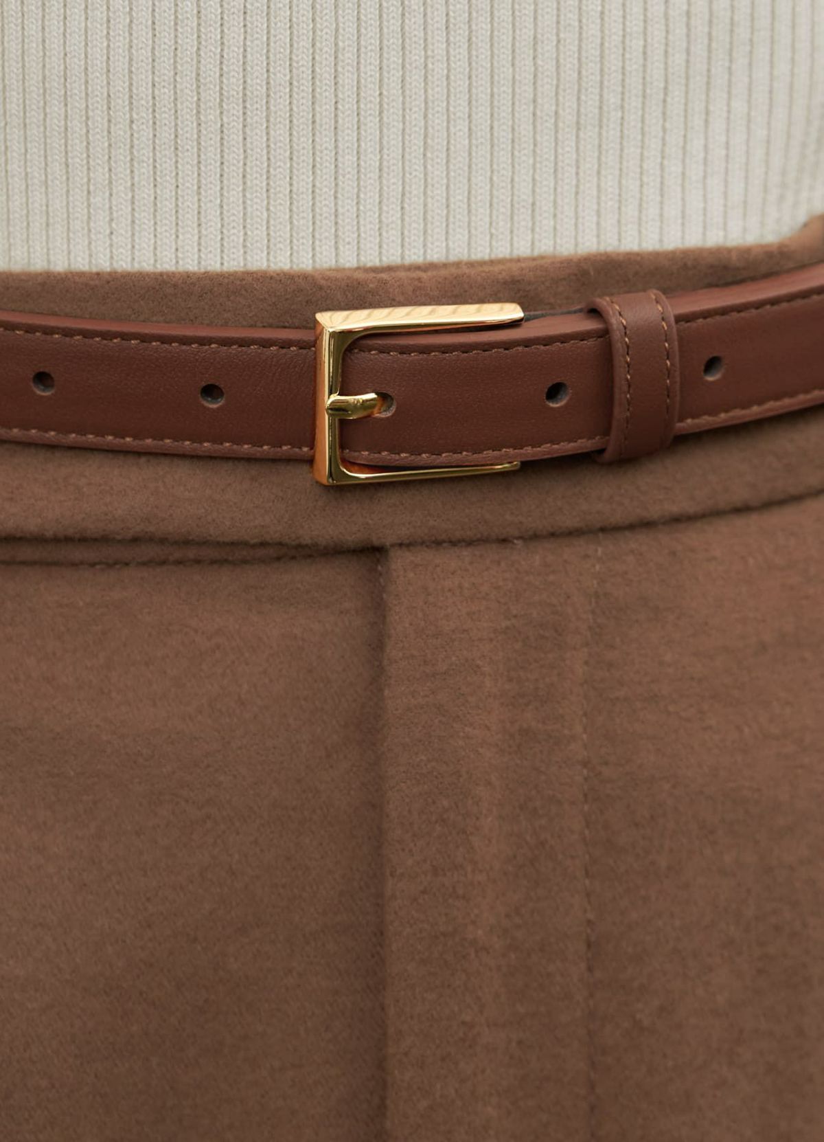 着用イメージ 173cm ブラウン