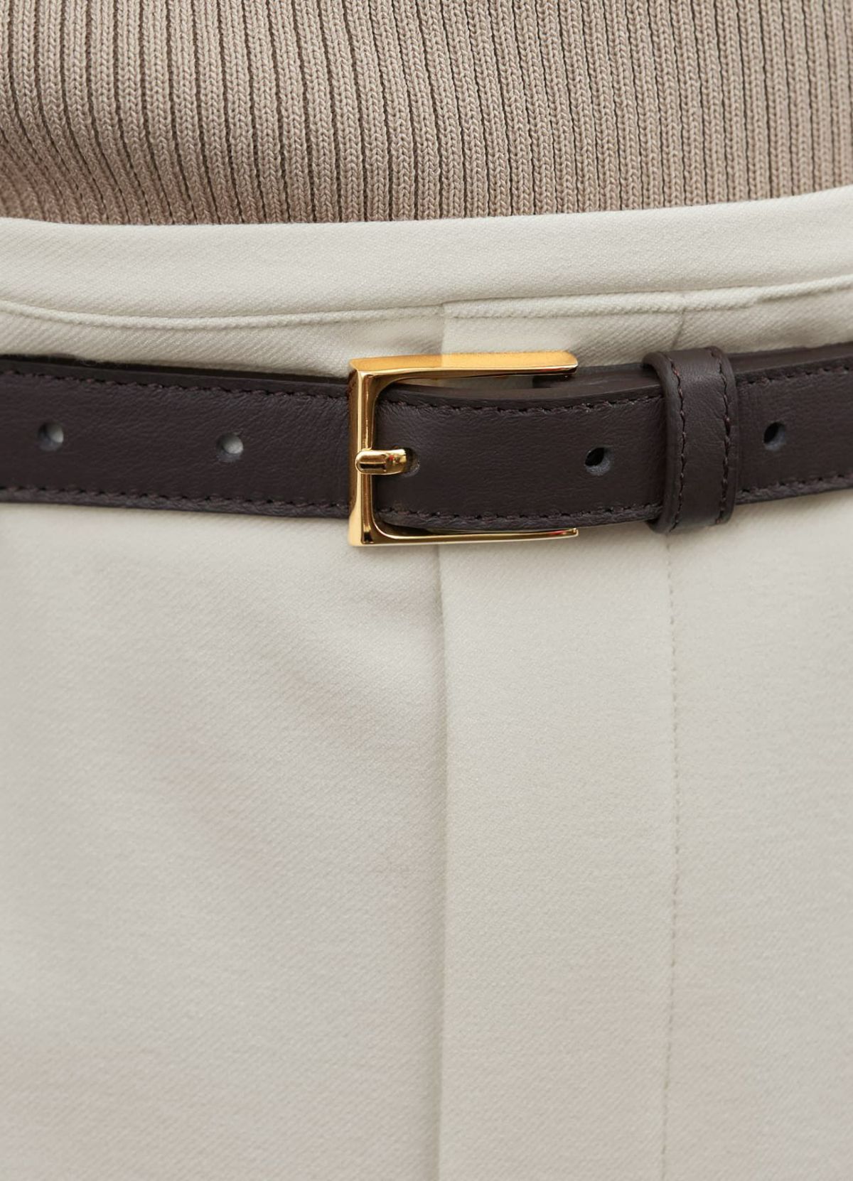 着用イメージ 173cm ダークブラウン