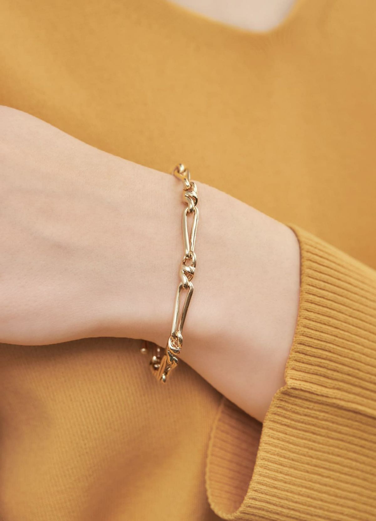 着用イメージ 173cm ゴールド